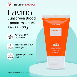 Lavino Sunscreen Broad Spectrum SPF 50 PA+++ – 60g