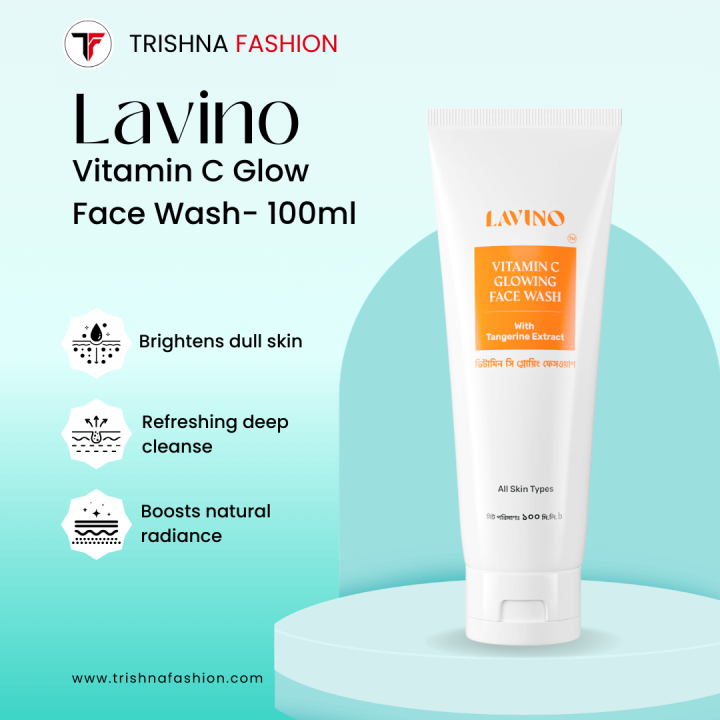 Lavino Vitamin C Glow Face Wash – 100ml