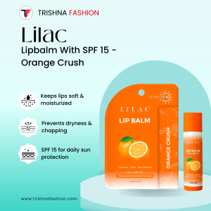 Lilac Lip Balm With SPF 15 - Orange Crush