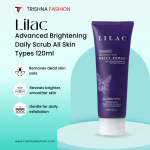 Lilac Advanced Brightening Daily Scrub All Skin Types 120ml