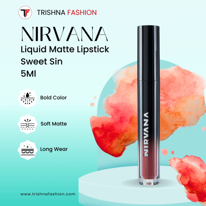 Nirvana Color Liquid Matte Lipstick – Sweet Sin L06