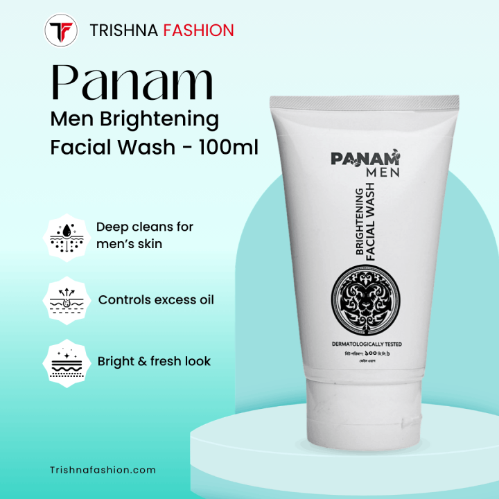 Panam Men Brightening Facial Wash – 100ml