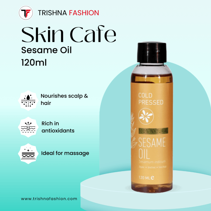 Skin Cafe 100% Natural Sesame Oil – 120ml