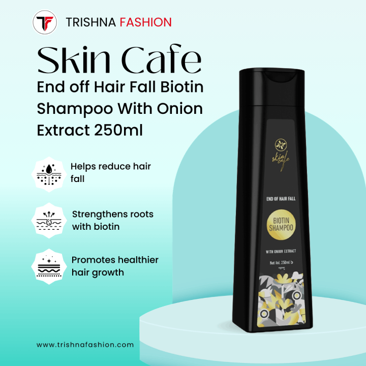 Skin Cafe End of Hair Fall Biotin Shampoo with Onion Extract – 250ml